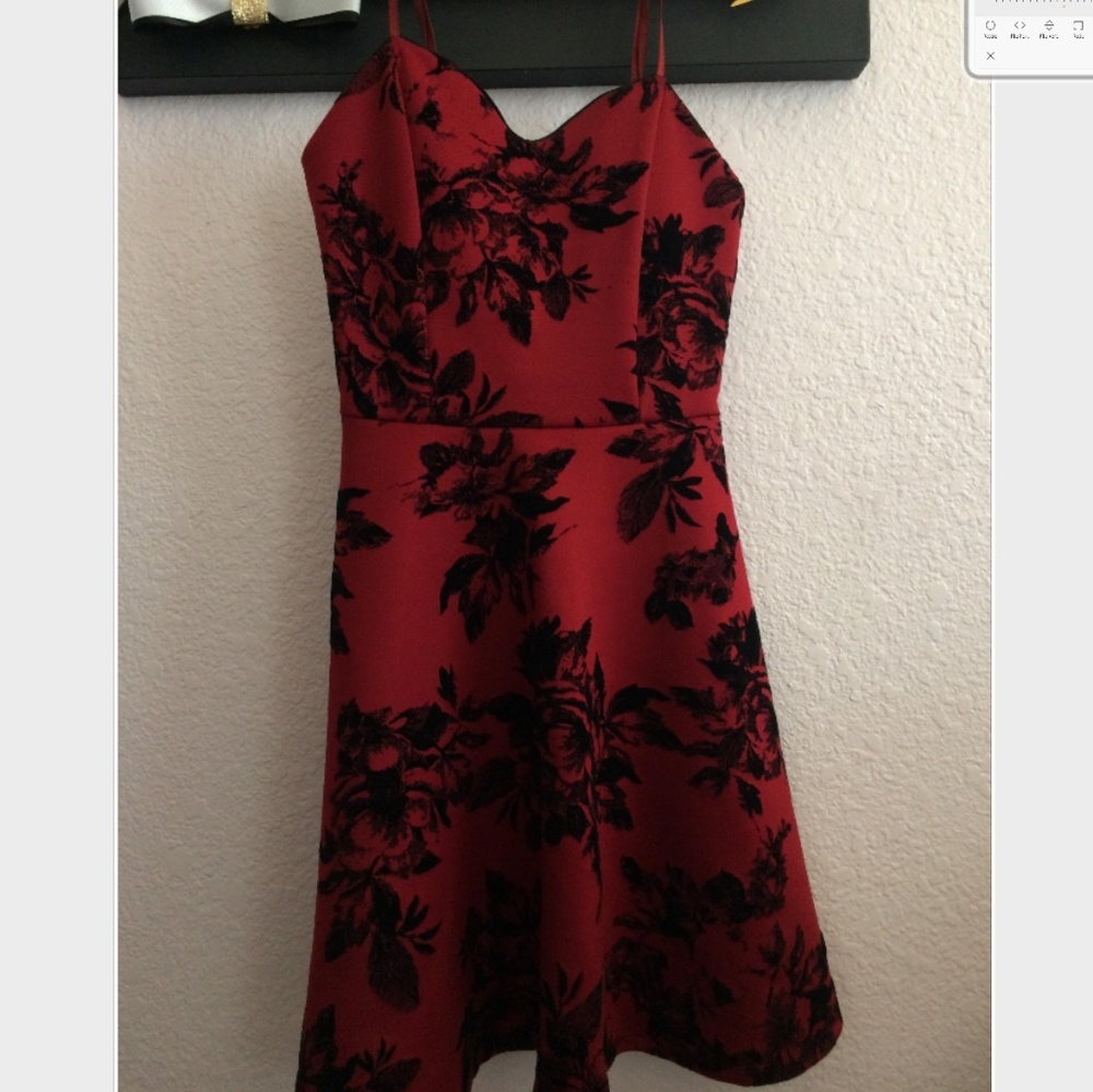 Red & Black dress
